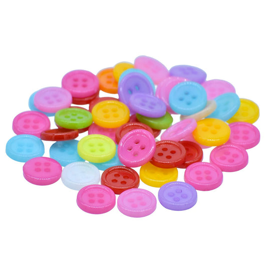 Gift To Love | Craft Decorative Button Round | Size : 20L | Pcs : 50 Pcs | Code : JCDBP26