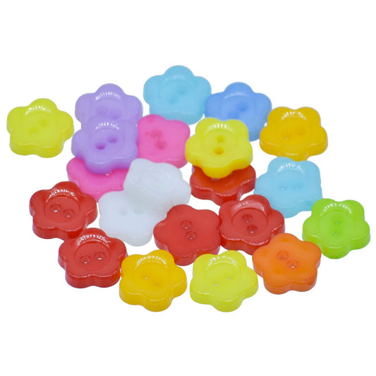 Gift To Love | Decorative Button Flower | Size : 18 L | Pcs : 20 Pcs | Code : JCDBP28