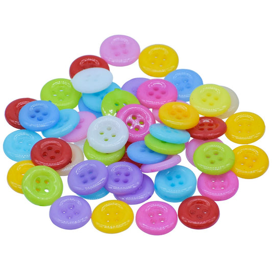 Gift To Love | Craft Decorative Button Round | Size : 20L | Pcs : 50 Pcs | Code : JCDBP29