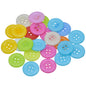 Gift To Love | Craft Decorative Button Round | Size : 28L | Pcs : 25 Pcs | Code : JCDBP30