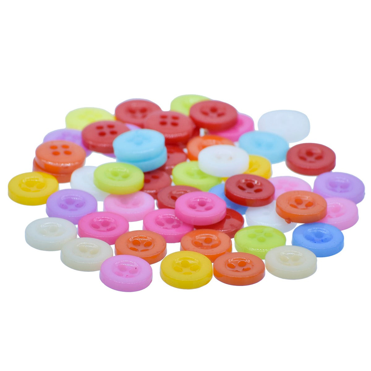 Gift To Love | Craft Decorative Button Round | Size : 18L | Pcs : 50 Pcs | Code : JCDBP31