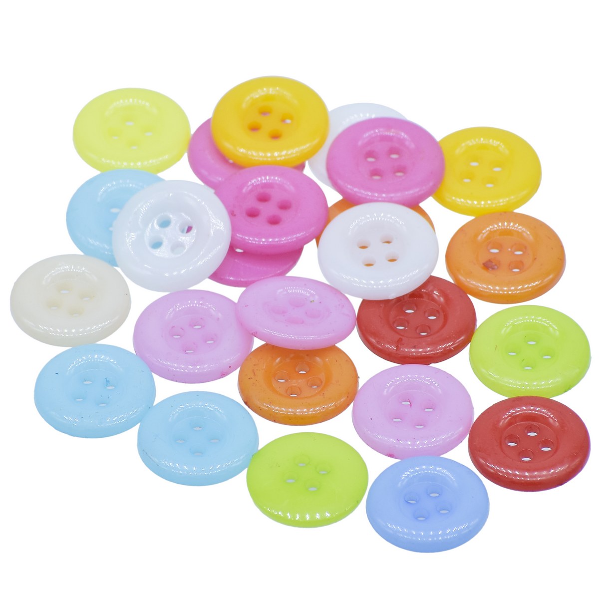 Gift To Love | Craft Decorative Button Round | Size : 24L | Pcs : 25 Pcs | Code : JCDBP33