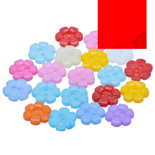 Gift To Love | Decorative Button Flower | Size : 28 L | Pcs : 20 Pcs | Code : JCDBP40