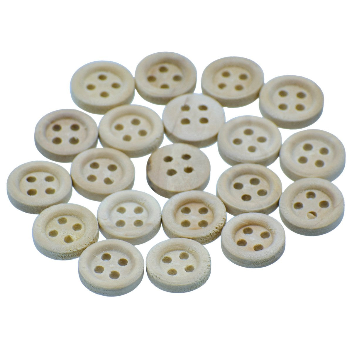 Gift To Love | Craft Decorative Button Round | Size : 11 Mm | Pcs : 20 Pcs | Code : JCDBR11MM