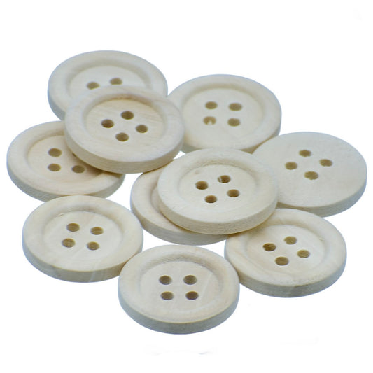 Gift To Love | Decorative Button Round | Size : 20 Mm | Pcs : 10 Pcs | Code : JCDBR20MM