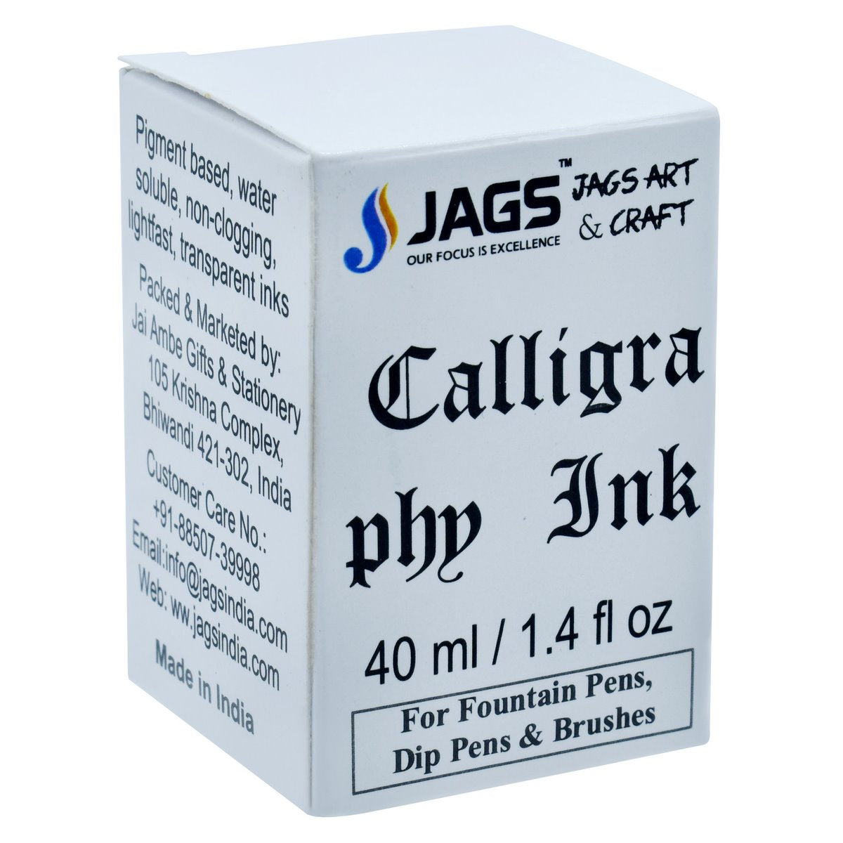 Gift To Love | Calligraphy Inks | Color : Yellow | Pcs : 40 Ml | Code : JCI404
