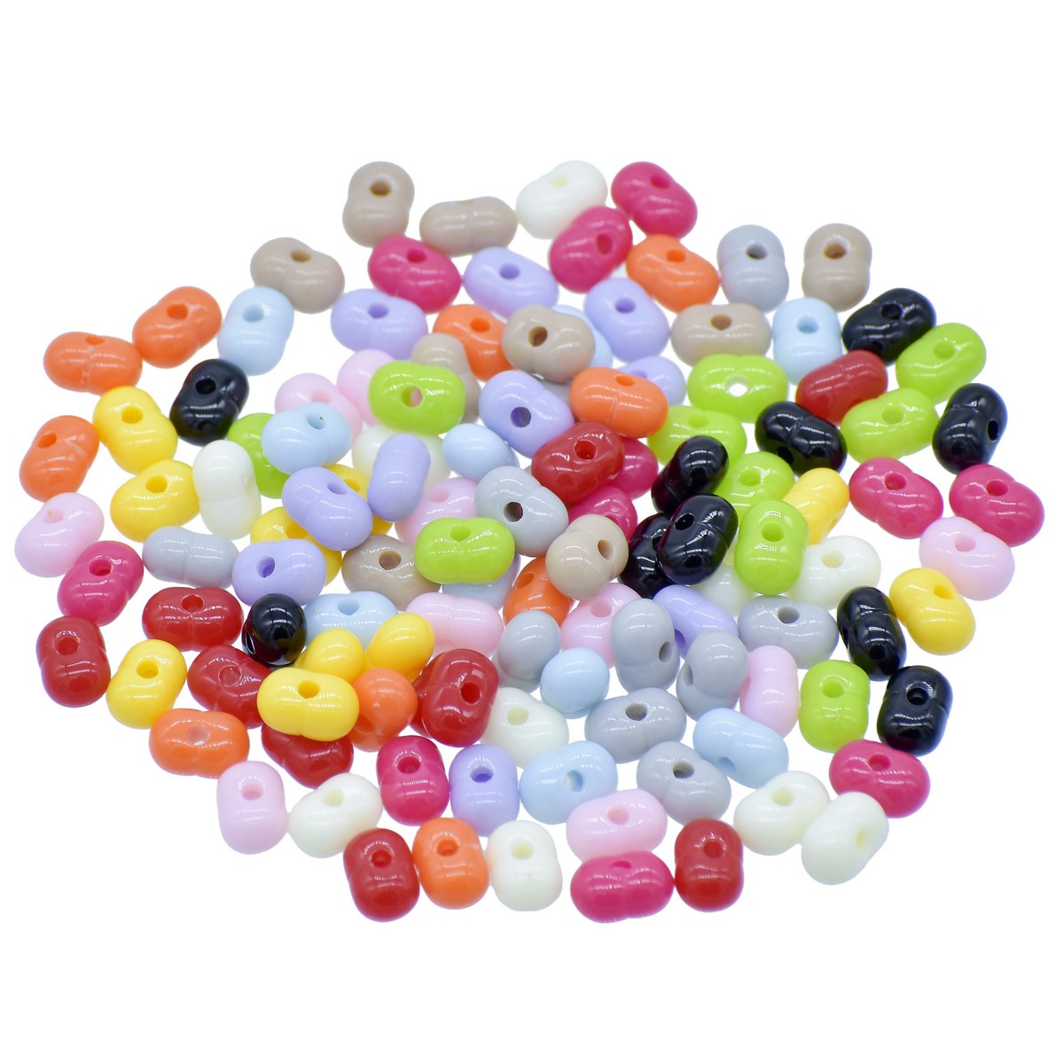 Gift To Love | Beads | Color : Multicolour | Pcs : 120 Pcs | Code : JCPP08