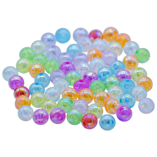 Gift To Love | Beads Crystal Rainbow | Color : Multicolor | Size : 8 Mm | Pcs : 20 Gsm | Code : JCPS8MM