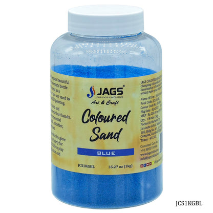 Gift To Love | Coloured Sand | Color : Blue | Pcs : 1 Kg | Code : JCS1KGBL