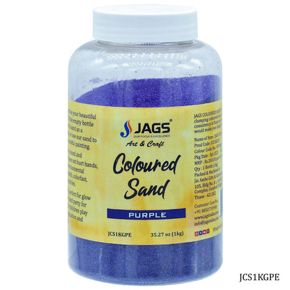 Gift To Love | Coloured Sand | Color : Purple | Pcs : 1 Kg | Code : JCS1KGPE