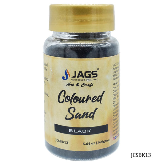 Gift To Love | Coloured Sand | Color : Black | Pcs : 160 Gms | Code : JCSBK13