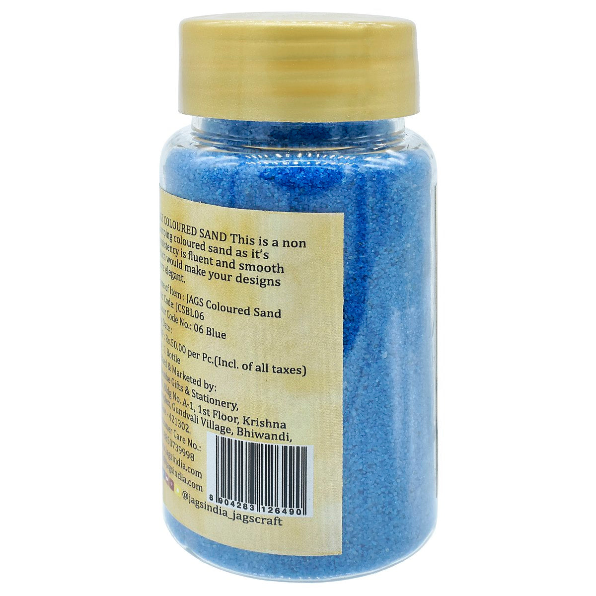 Gift To Love | Coloured Sand | Color : Blue | Pcs : 160 Gms | Code : JCSBL06