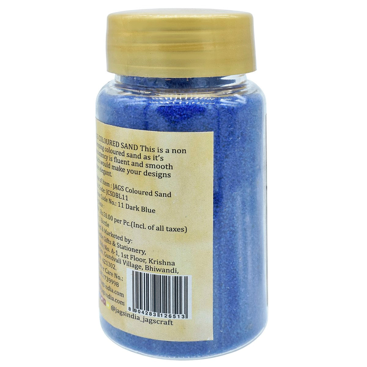 Gift To Love | Coloured Sand | Color : Dark Blue | Pcs : 160 Gms | Code : JCSDBL11