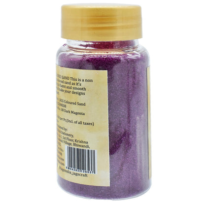 Gift To Love | Coloured Sand | Color : Dark Magenta | Pcs : 160 Gms | Code : JCSDME08