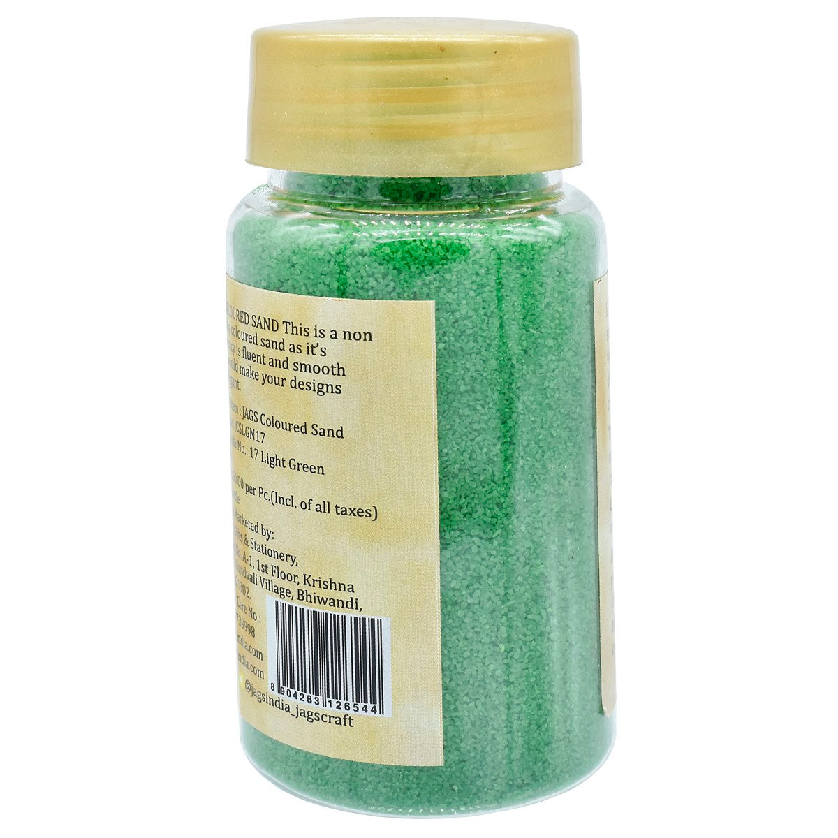 Gift To Love | Coloured Sand | Color : Light Green | Pcs : 160 Gms | Code : JCSLGN17