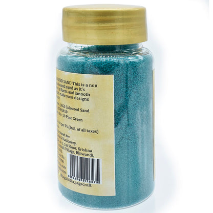 Gift To Love | Coloured Sand | Color : Pine Green | Pcs : 160 Gms | Code : JCSPGN10
