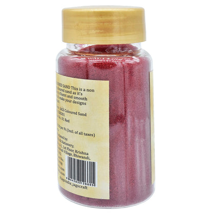 Gift To Love | Coloured Sand | Color : Red | Pcs : 160 Gms | Code : JCSRD01