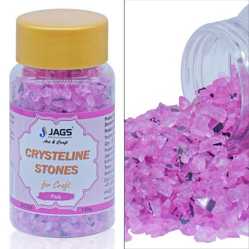 Gift To Love | Jags Decorative Crysteline Stones 150 Gram Pink | Code : JDCS05