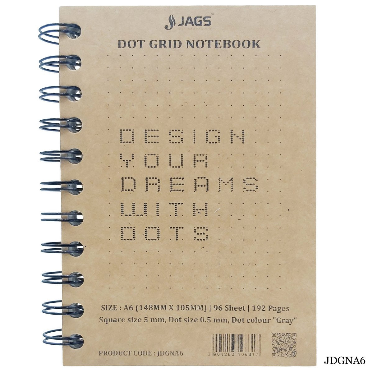 Gift To Love | Dot Grid Notebook | Size : A6 | Code : JDGNA6
