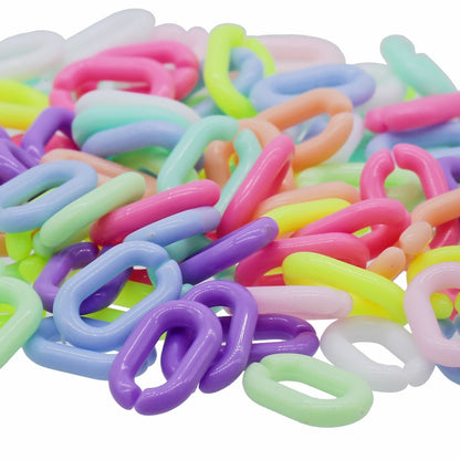 Gift To Love | Diy Plastic Chain Basic Small | Size : 9 X 14 Mm | Code : JDPC01