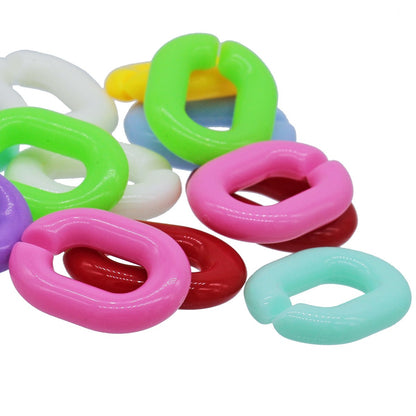 Gift To Love | Diy Plastic Chain Basic Big | Size : 18 X 24 Mm | Code : JDPC03