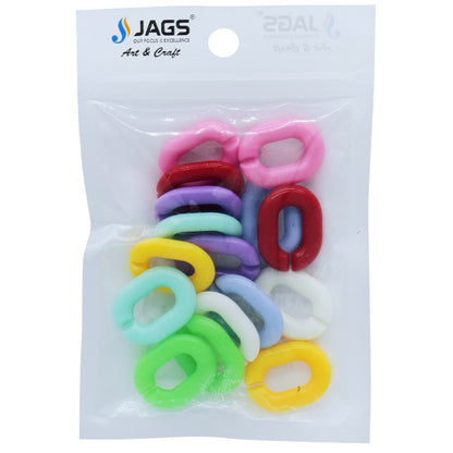 Gift To Love | Diy Plastic Chain Basic Big | Size : 18 X 24 Mm | Code : JDPC03