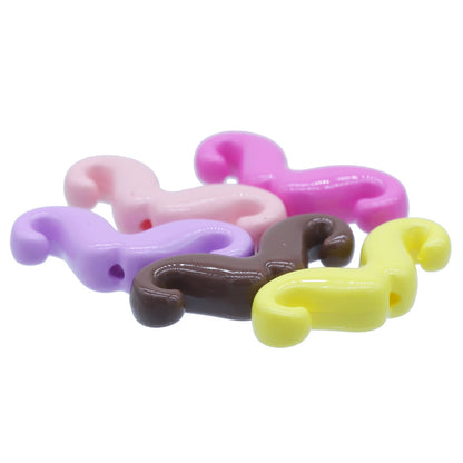 Gift To Love | Jewellery Pendant Mustache | Color : Mix Colour | Pcs : 5 Pcs | Code : JDPC12