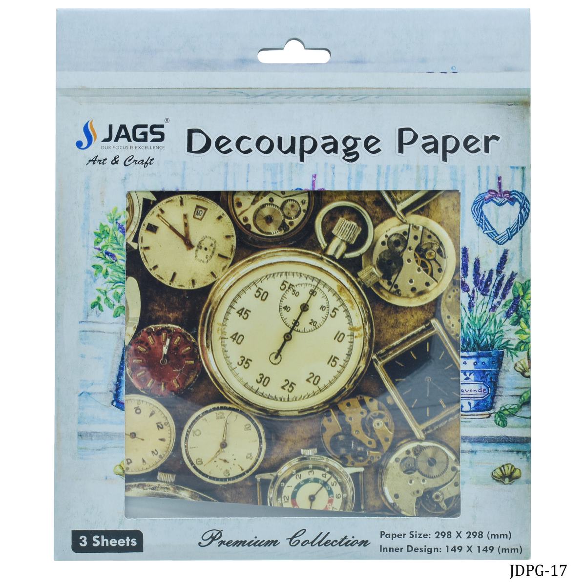 Gift To Love | Decoupage Paper Strop Watch | Code : JDPG-17