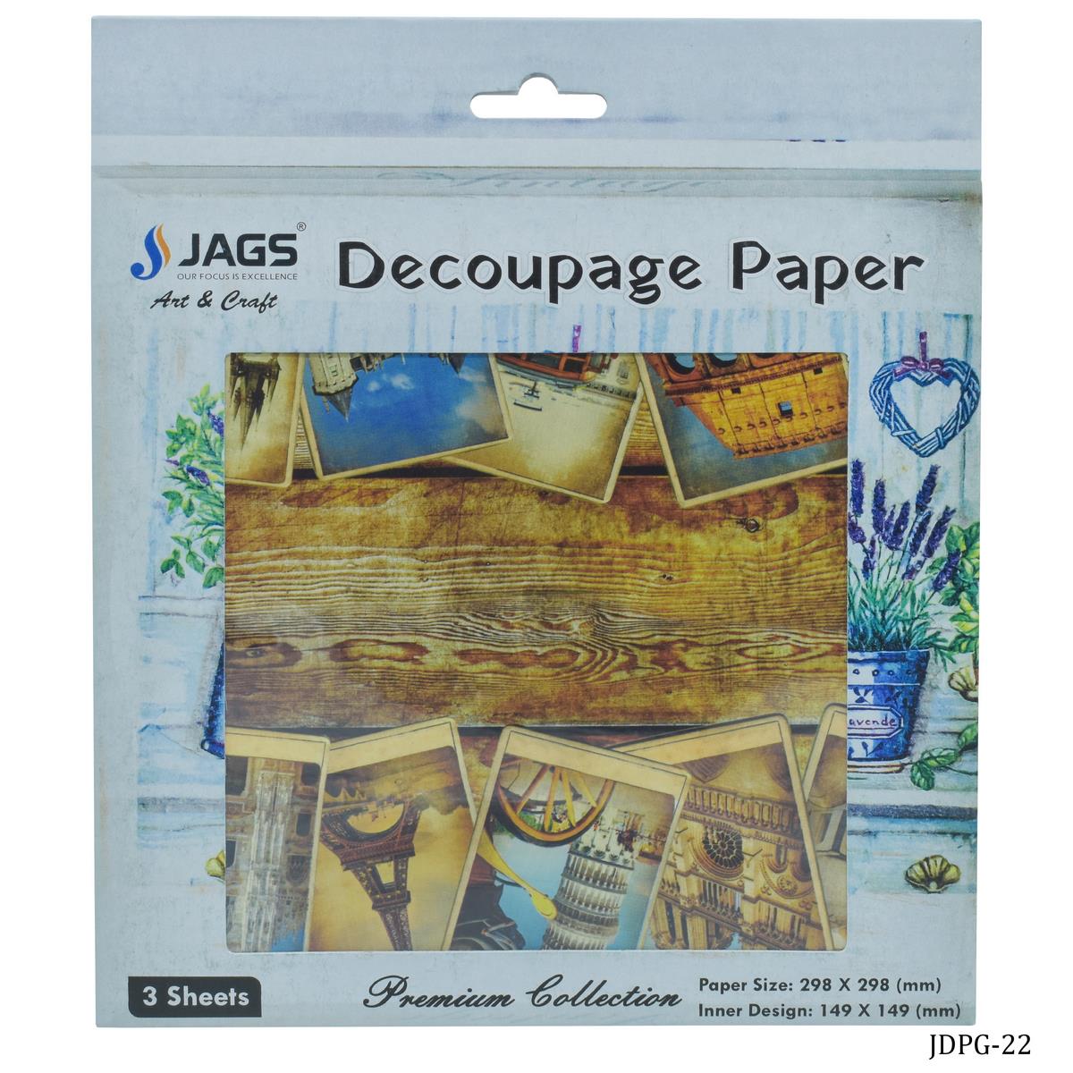 Gift To Love | Decoupage Paper Vintage Word | Code : JDPG-22