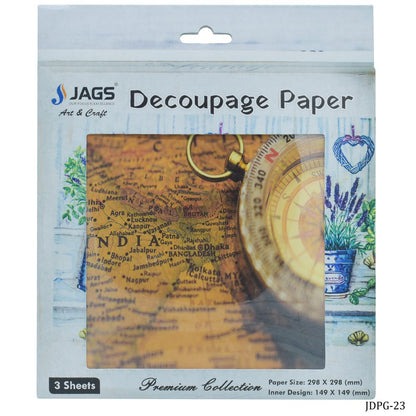 Gift To Love | Decoupage Paper Vintage India | Code : JDPG-23