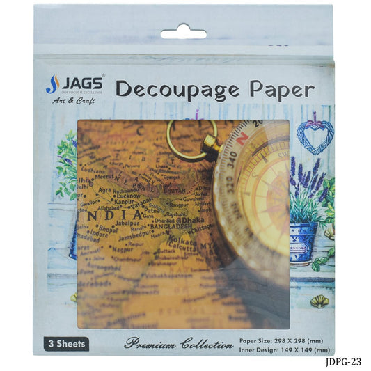 Gift To Love | Decoupage Paper Vintage India | Code : JDPG-23