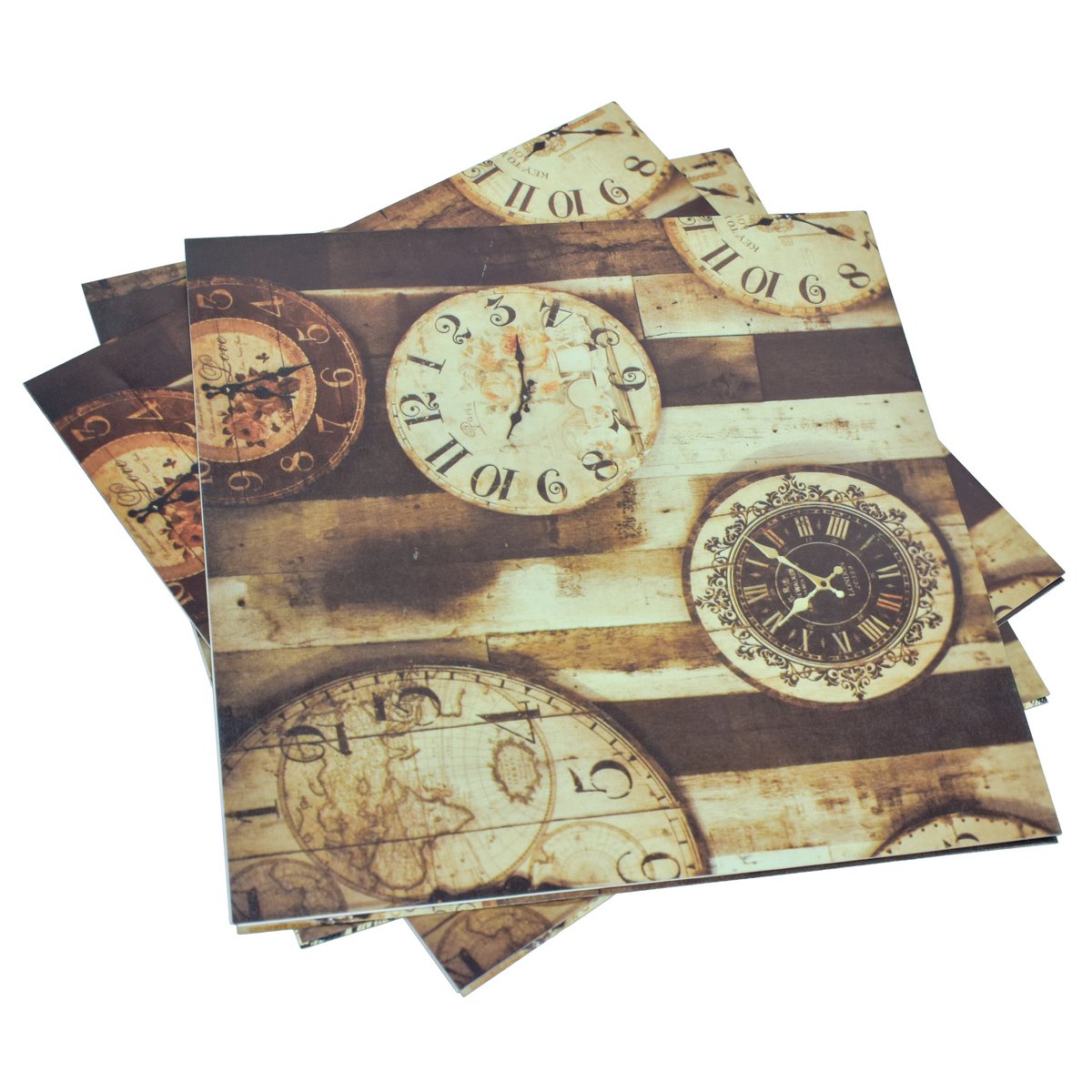 Gift To Love | Decoupage Paper 3 Vintage Clock | Code : JDPG-27