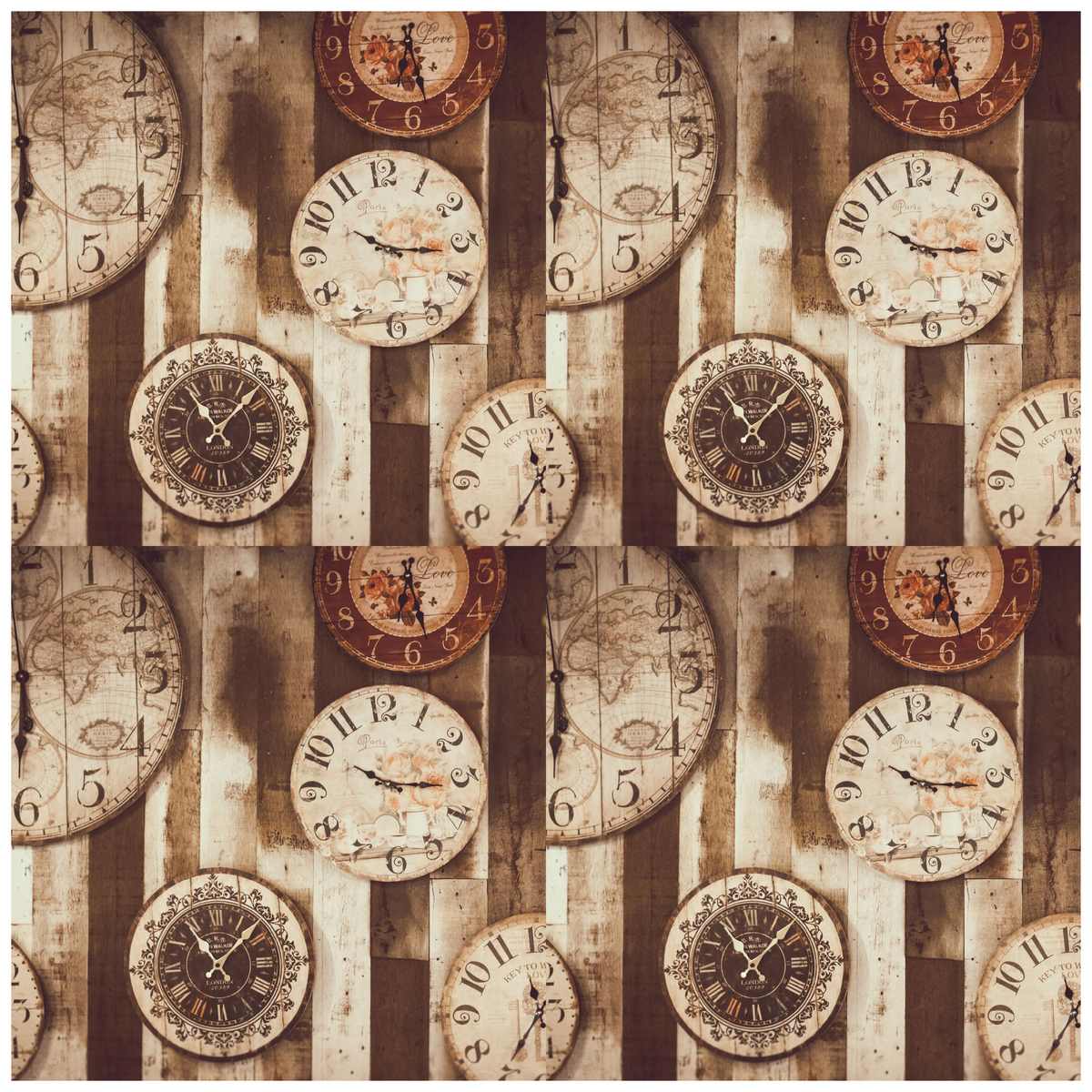 Gift To Love | Decoupage Paper 3 Vintage Clock | Code : JDPG-27