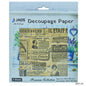Gift To Love | Decoupage Paper Vintage News Paper | Code : JDPG-29