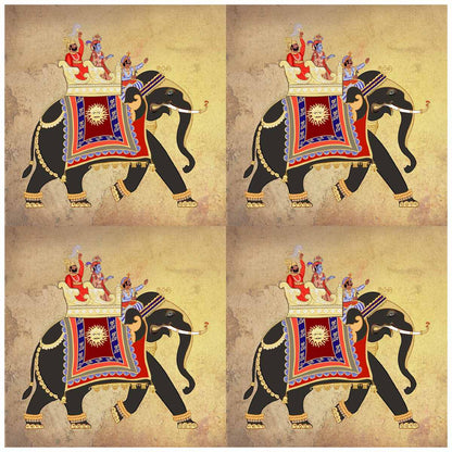 Gift To Love | Decoupage Paper Royal Elephant | Code : JDPG-33