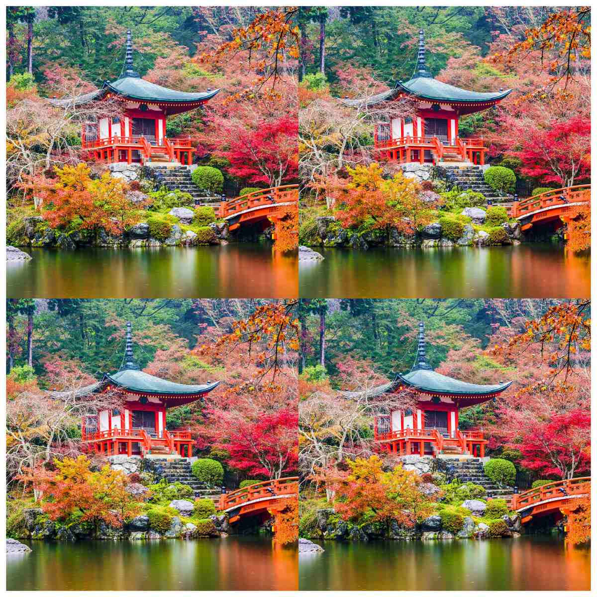 Gift To Love | Decoupage Paper Japanese Temple | Code : JDPG-35