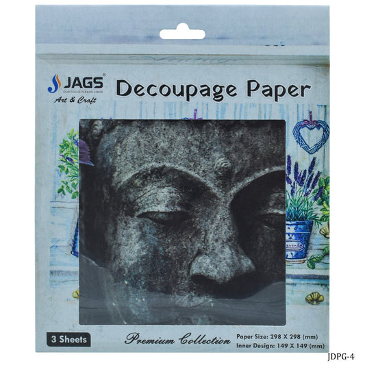 Gift To Love | Decoupage Paper Gautam Lord Buddha | Code : JDPG-4