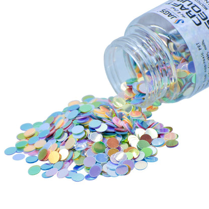 Gift To Love | Craft Sequins Round | Color : Multi Colour | Size : 5 Mm | Pcs : 20 Gms | Code : JDSM03