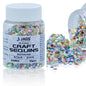 Gift To Love | Craft Sequins Star | Color : Multi Colour | Size : 3 Mm | Pcs : 20 Gms | Code : JDSM04