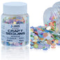 Gift To Love | Craft Sequins Flower | Color : Multi Colour | Size : 5 Mm | Pcs : 20 Gms | Code : JDSM15