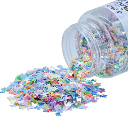 Gift To Love | Craft Sequins Butterfly | Color : Multi Colour | Size : 4 Mm | Pcs : 20 Gms | Code : JDSM17