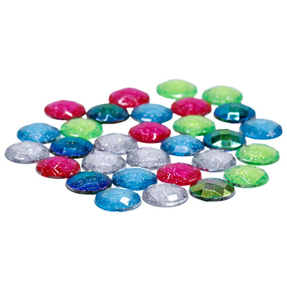 Gift To Love | Kundan Stone Diamond Round Glitter Small | Pcs : 30 Pcs | Code : JE14-19