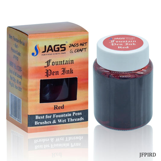 Gift To Love | Fountain Pen Inks | Color : Red | Pcs : 40 Ml | Code : JFPIRD