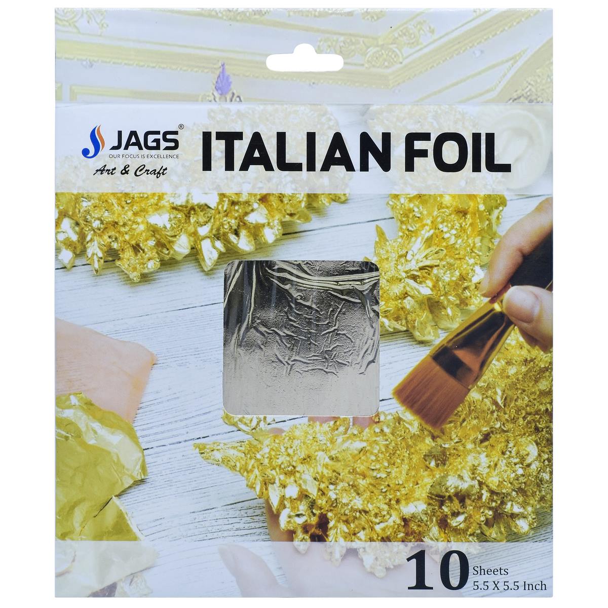 Gift To Love | Gilding Italian Foil | Color : Champagne | Size : 5.5X5.5 Inch | Code : JGIF03