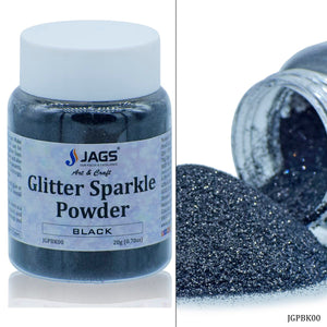 Gift To Love | Glitter Sparkle Powder | Color : Black | Size : 20 Gm | Code : JGPBK00