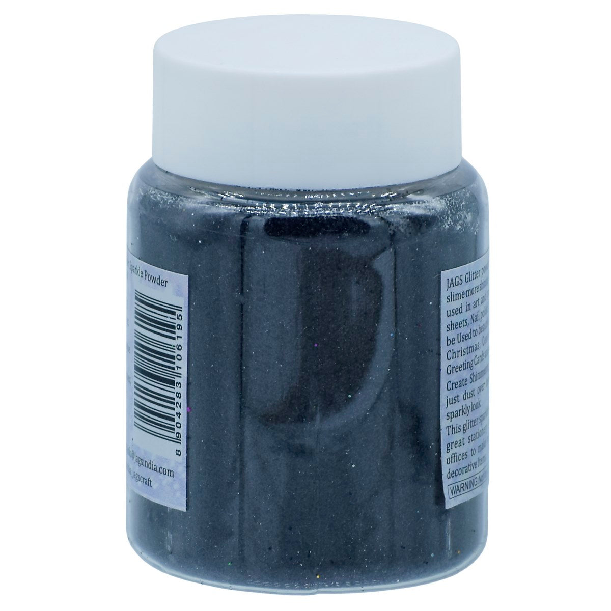 Glitter Sparkle Powder Black 20gm JGPBK00