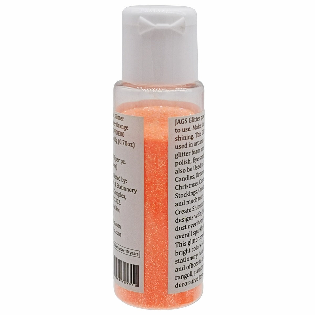 Gift To Love | Glitter Powder | Color : Fluorescent Orange | Size : 20 Gm | Code : JGPFOE00