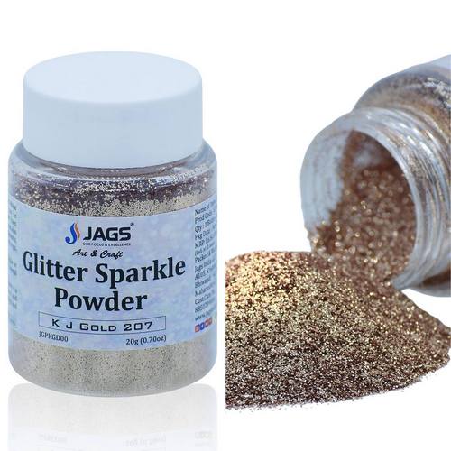Gift To Love | Jags Glitter Powder 20gm K J Gold 207 | Code : JGPKGD00