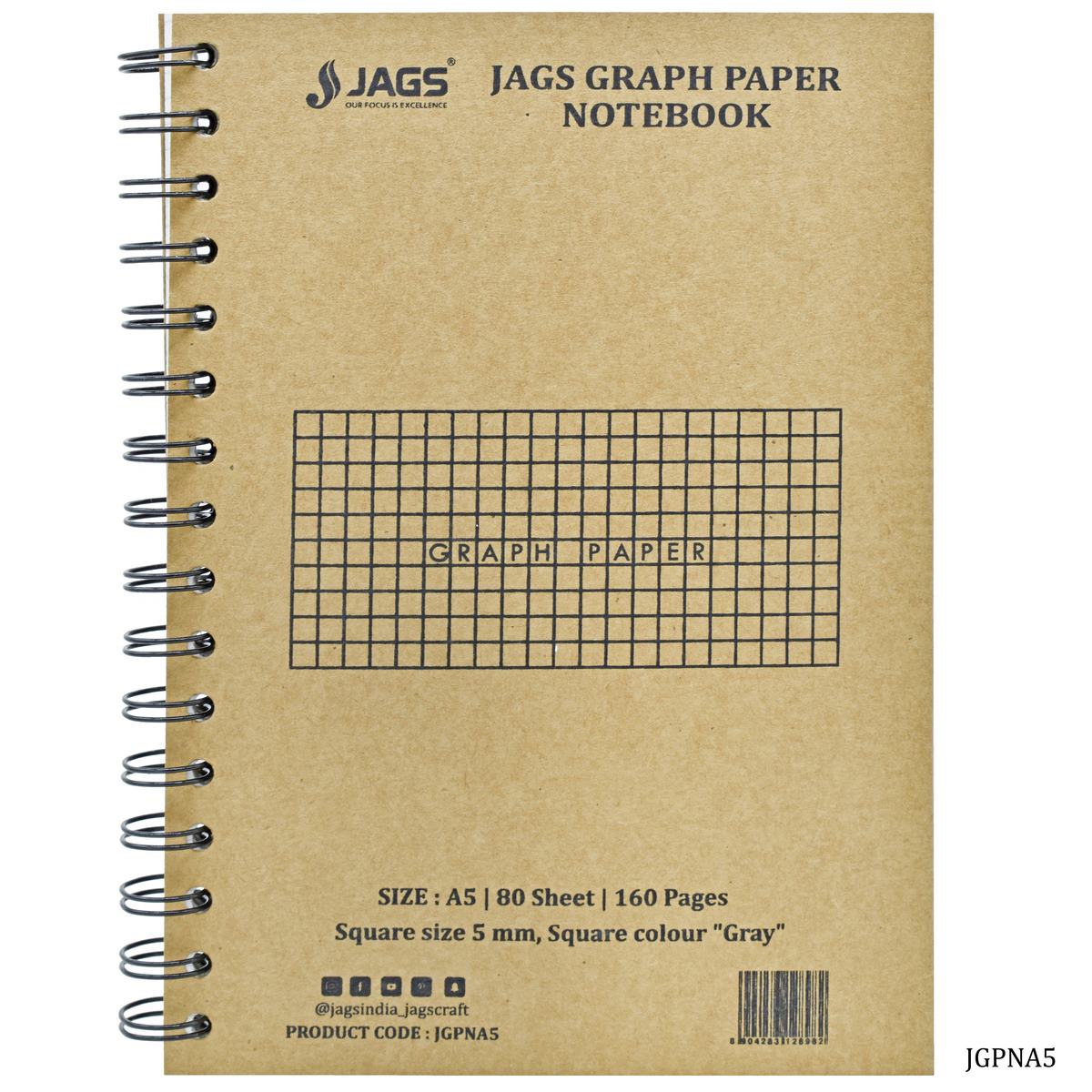 Gift To Love | Graph Paper Notebook | Size : A5 | Code : JGPNA5
