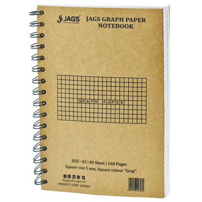 Gift To Love | Graph Paper Notebook | Size : A5 | Code : JGPNA5